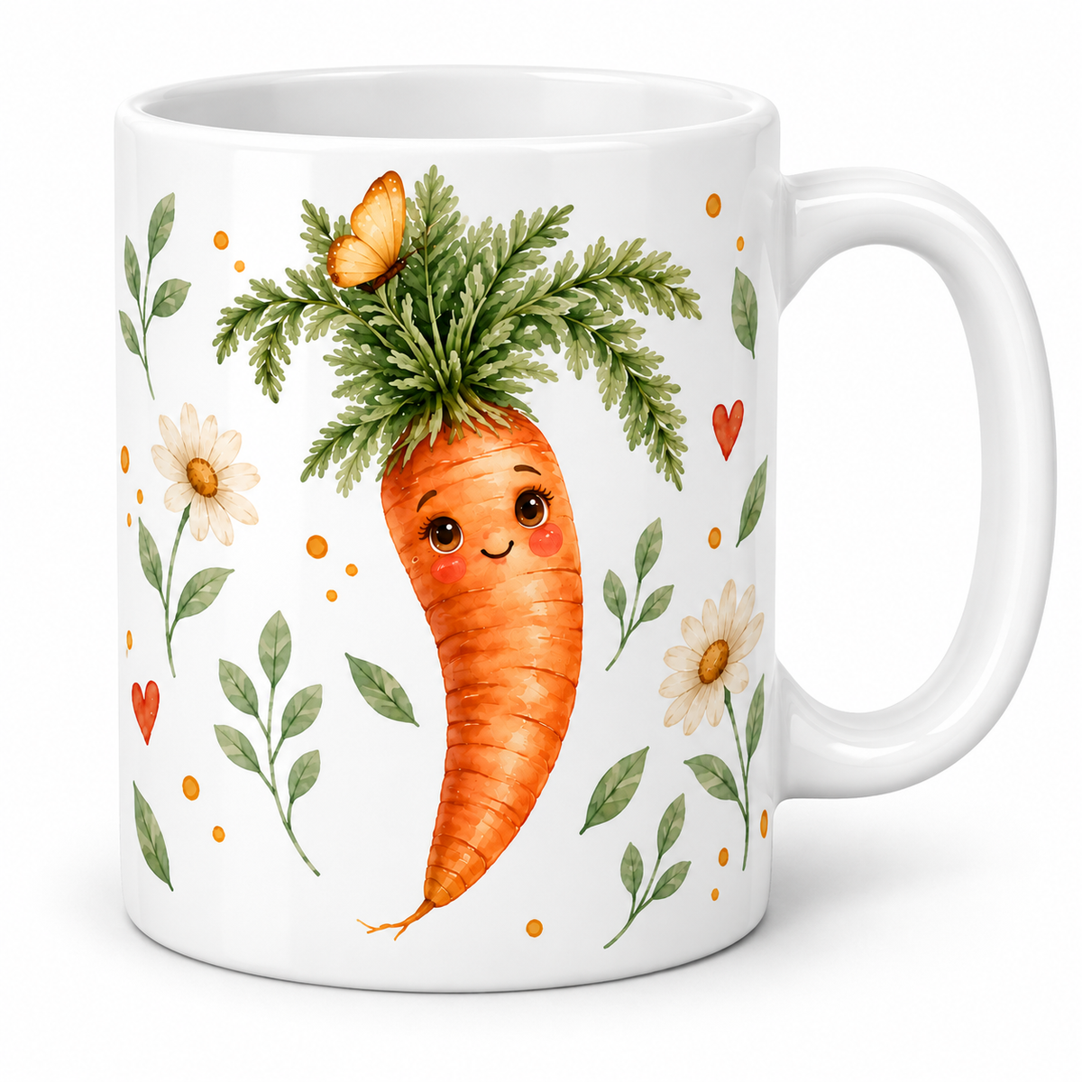 Mug Carotte au papillon