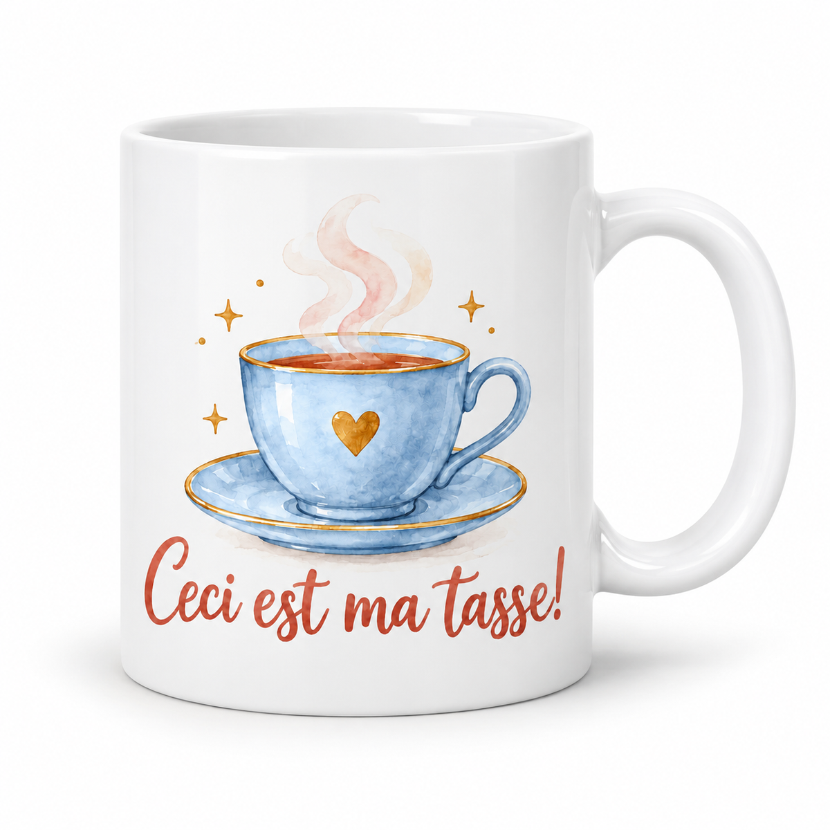 Mug Ceci Est Ma Tasse bleu ciel
