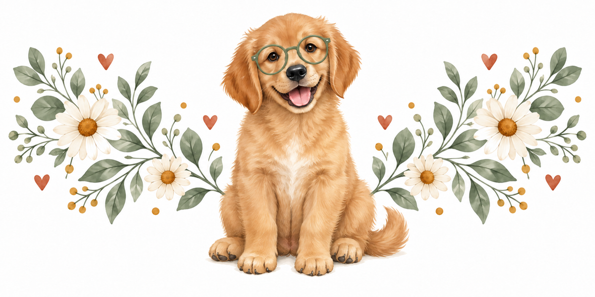 Visuel Chiot lunettes