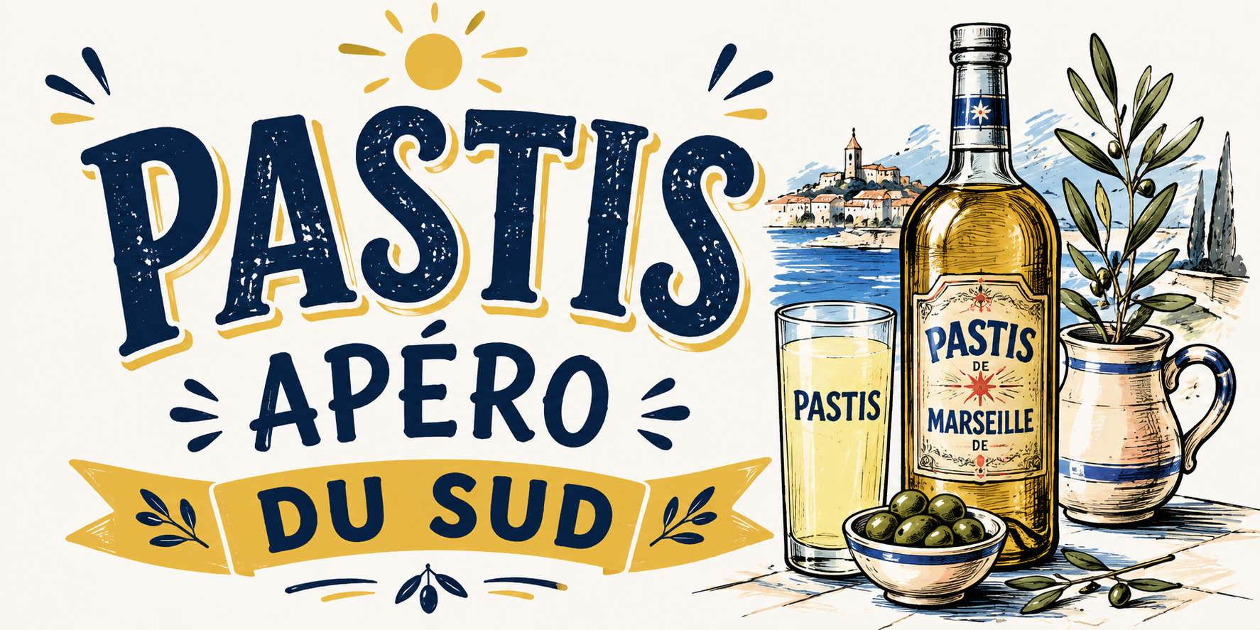 Mug Pastis Apéro du Sud - Marseille & Provence