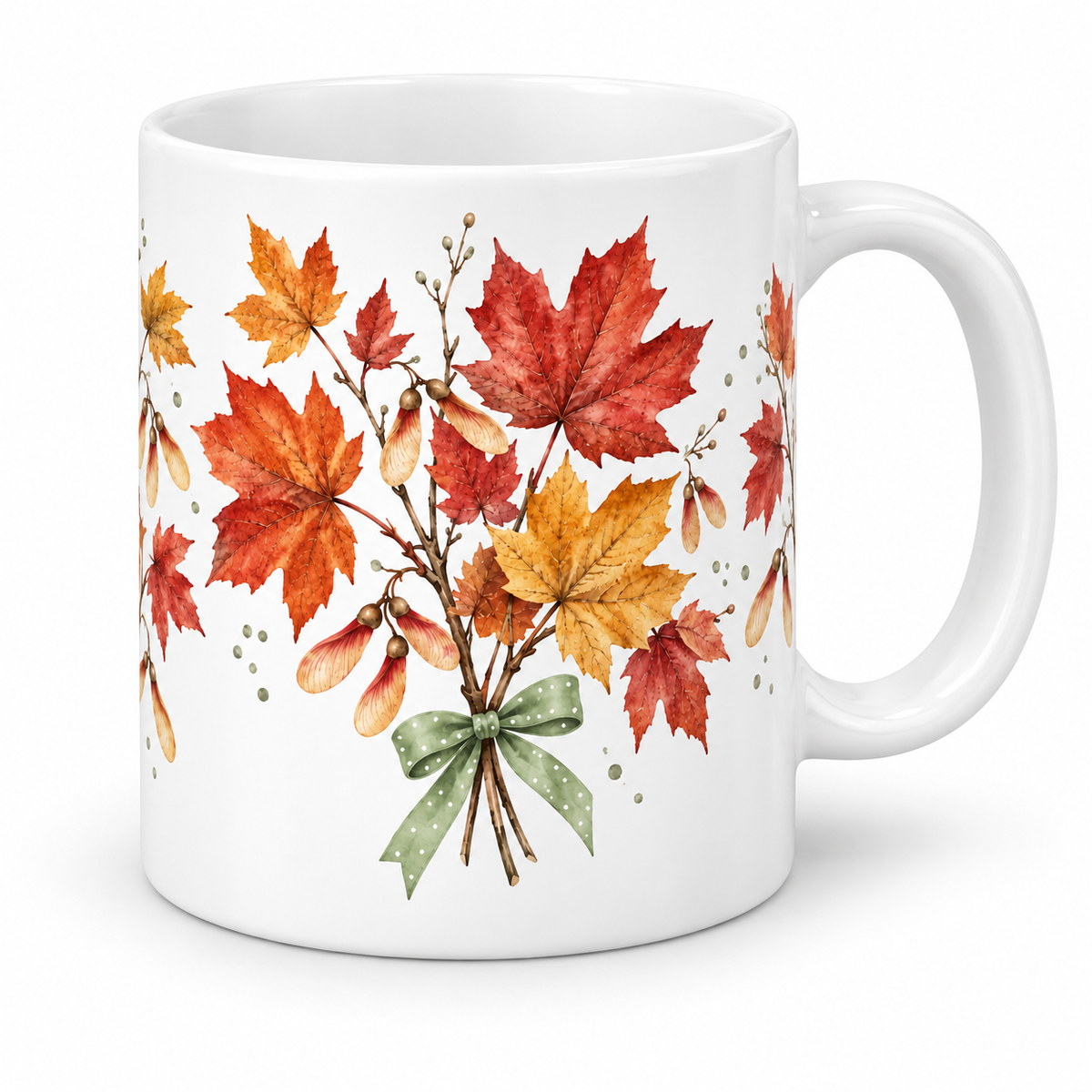 Mug Érable au ruban sauge