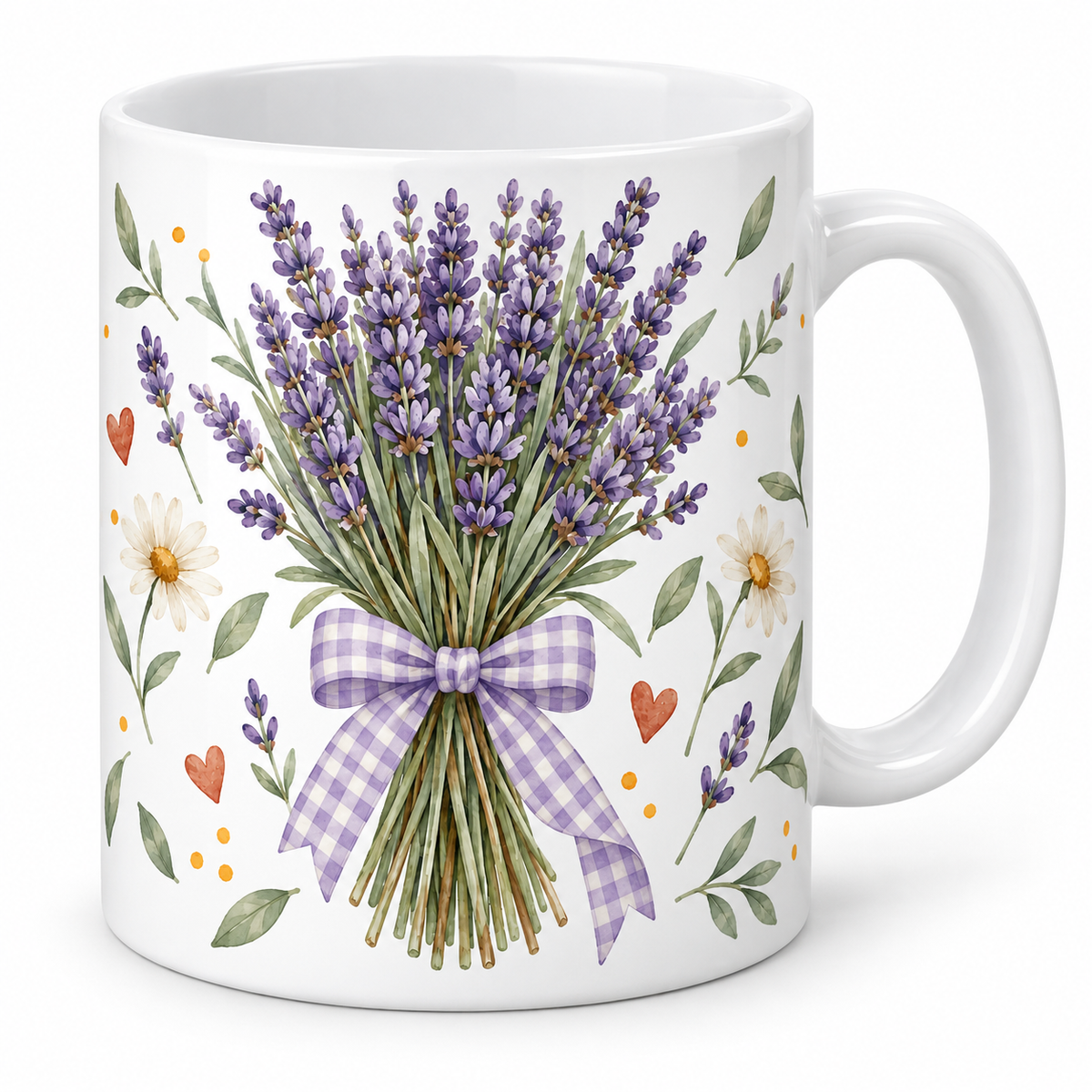 Mug Lavande au vichy lavande