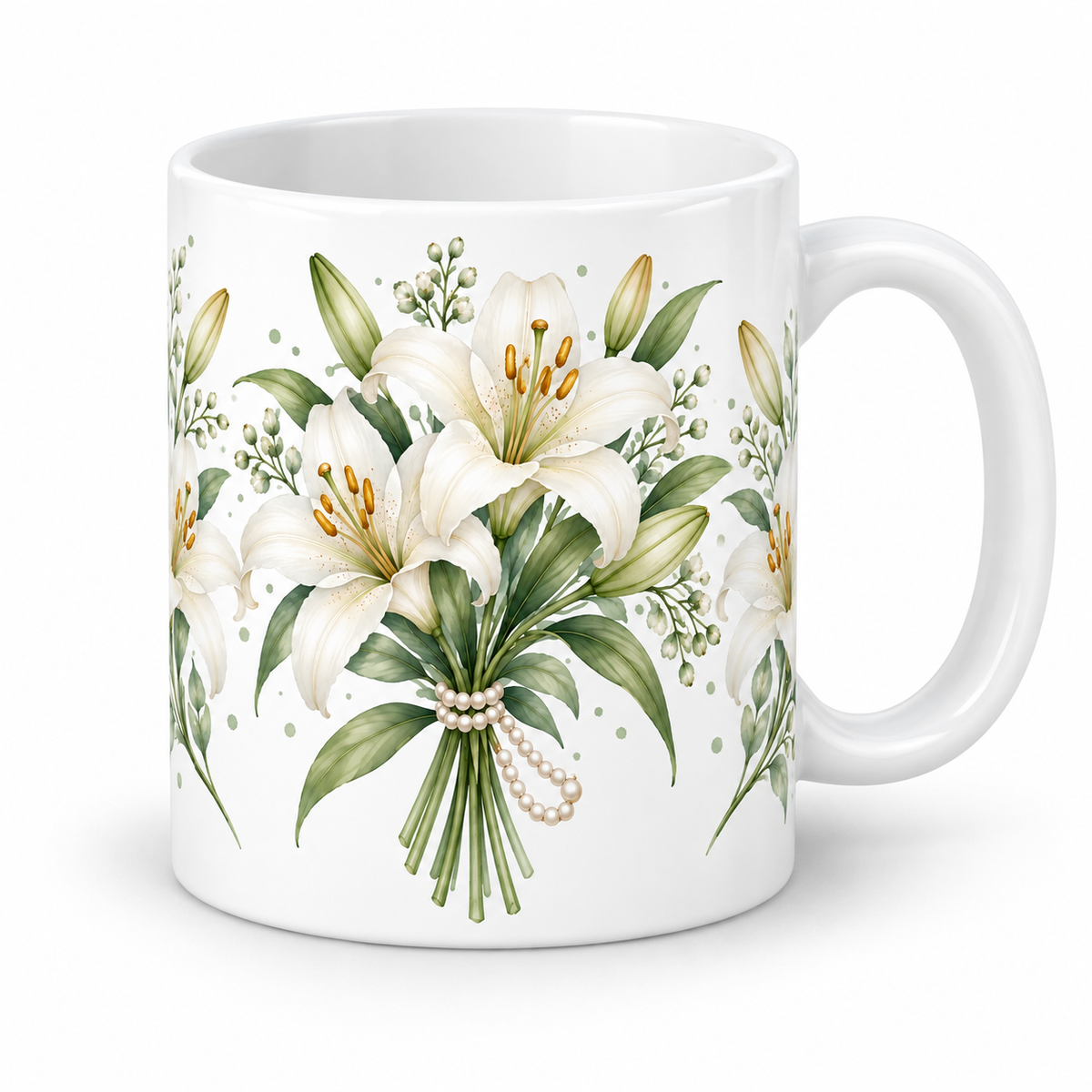 Mug Lys collier de perles