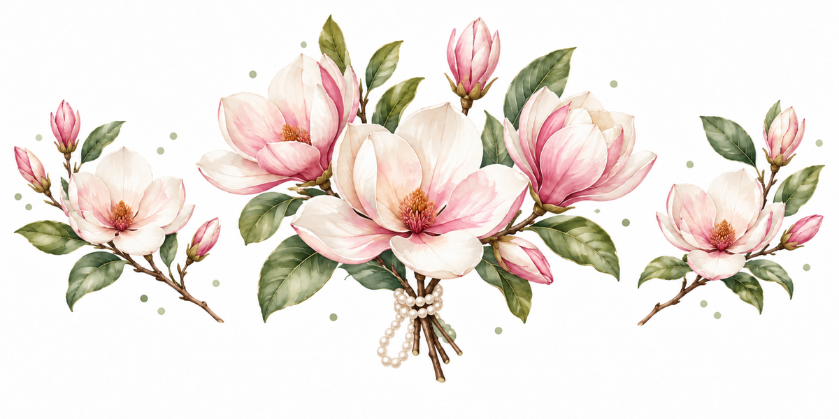 Visuel Magnolia collier de perles