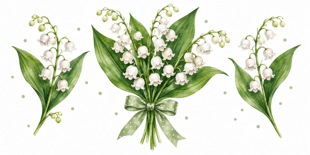 Visuel Muguet ruban sauge
