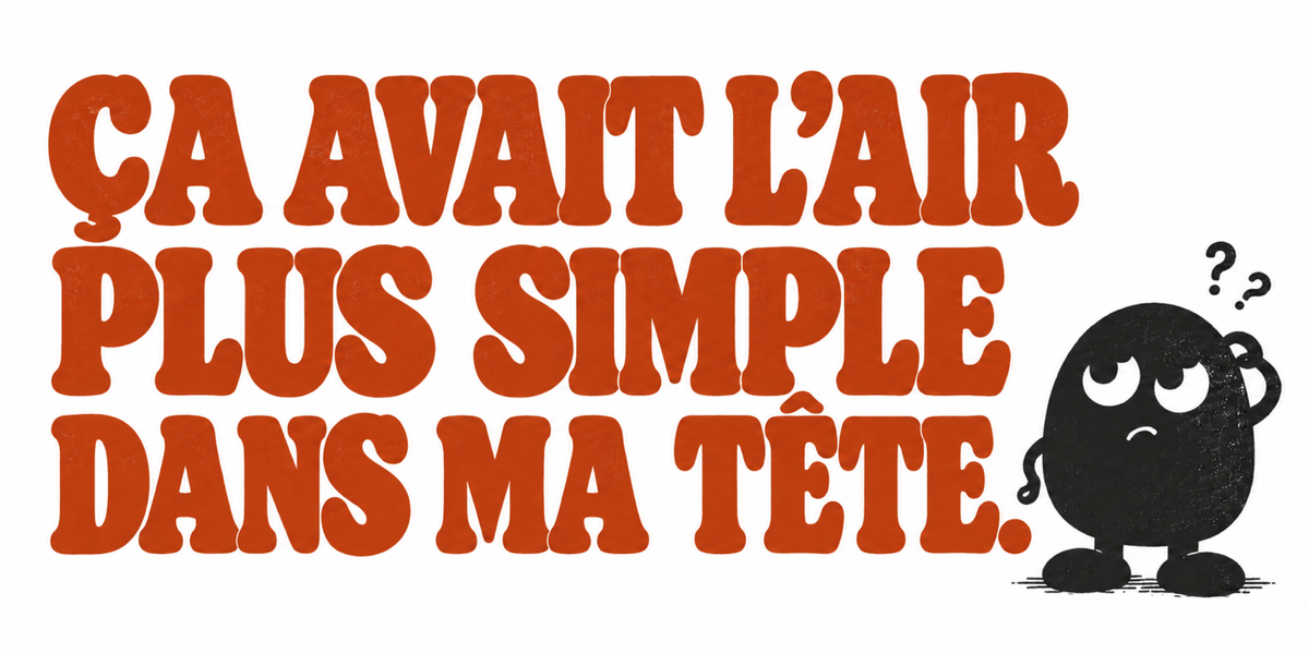 Visuel Plus simple dans ma tête