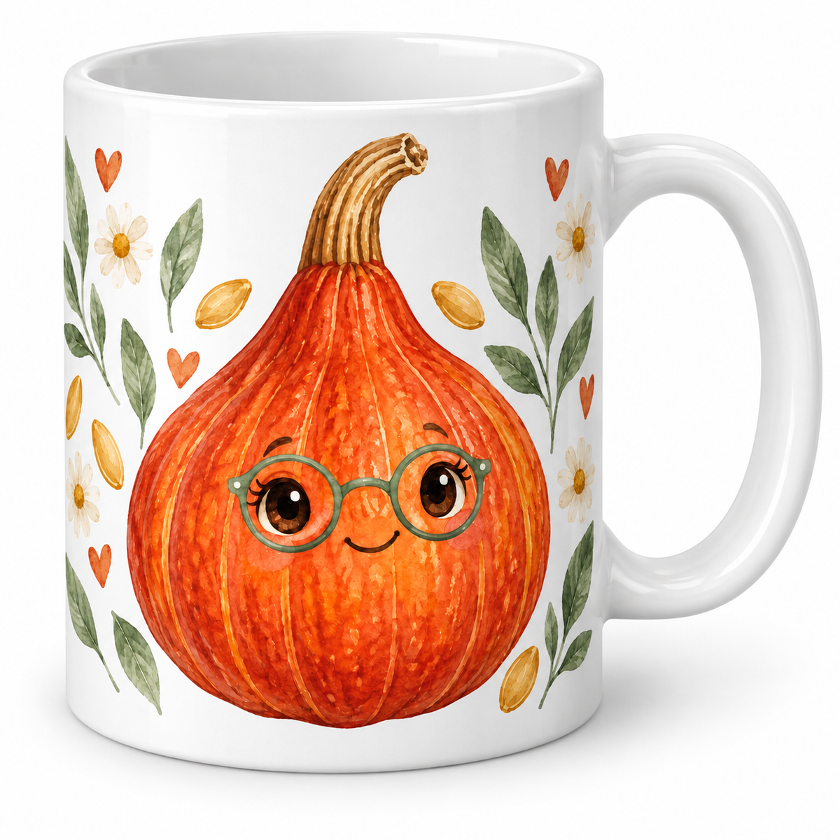 Mug Potimarron à lunettes