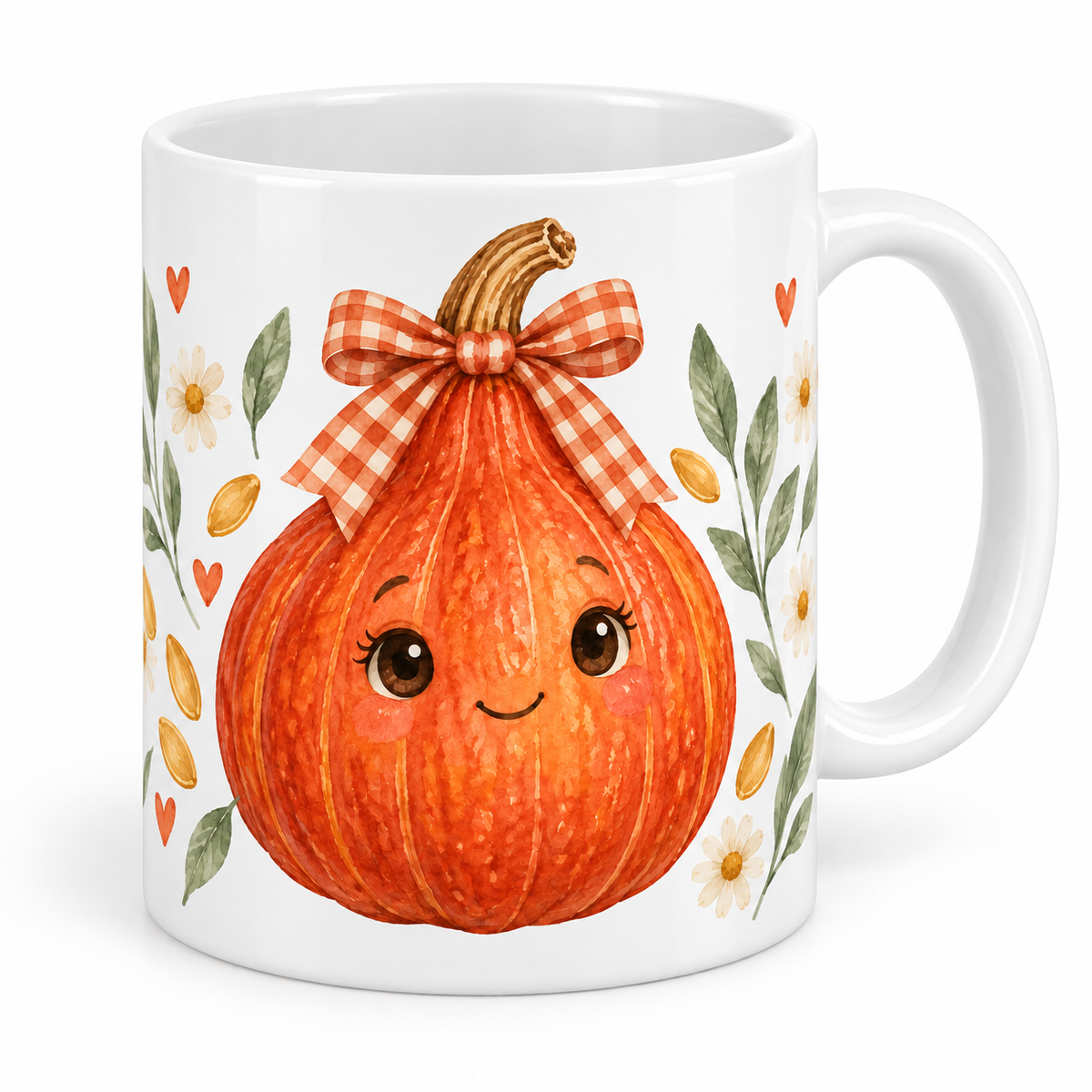 Mug Potimarron au foulard vichy