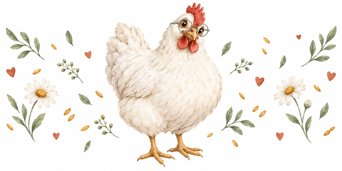 Visuel Poule lunettes