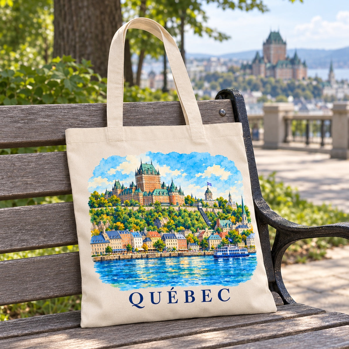 Tote bag Québec Essentiel en situation