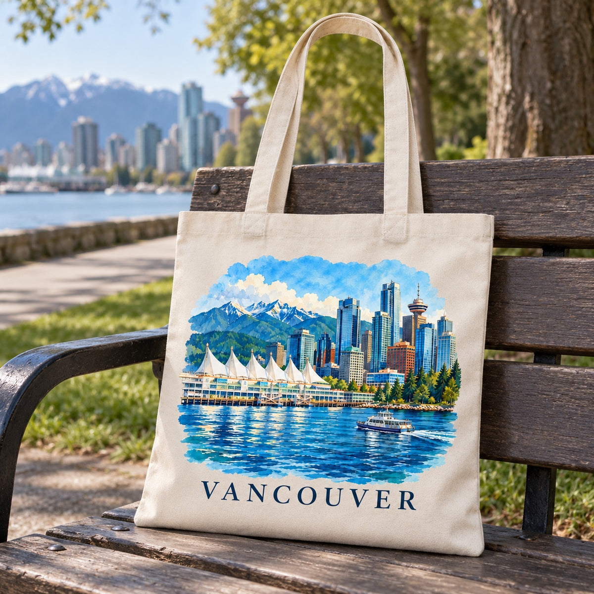 Tote bag Vancouver Essentiel en situation