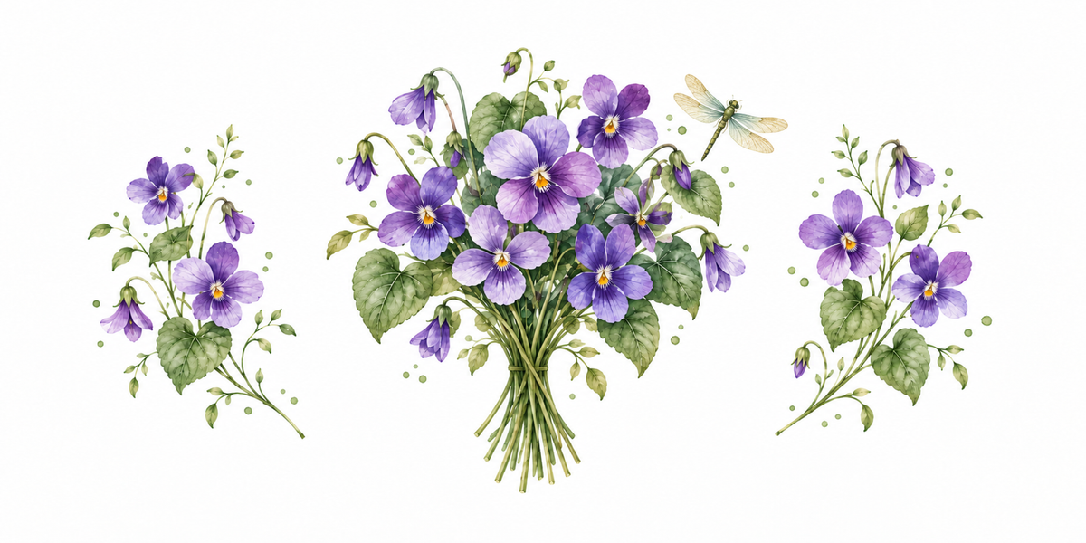 Visuel Violette libellule