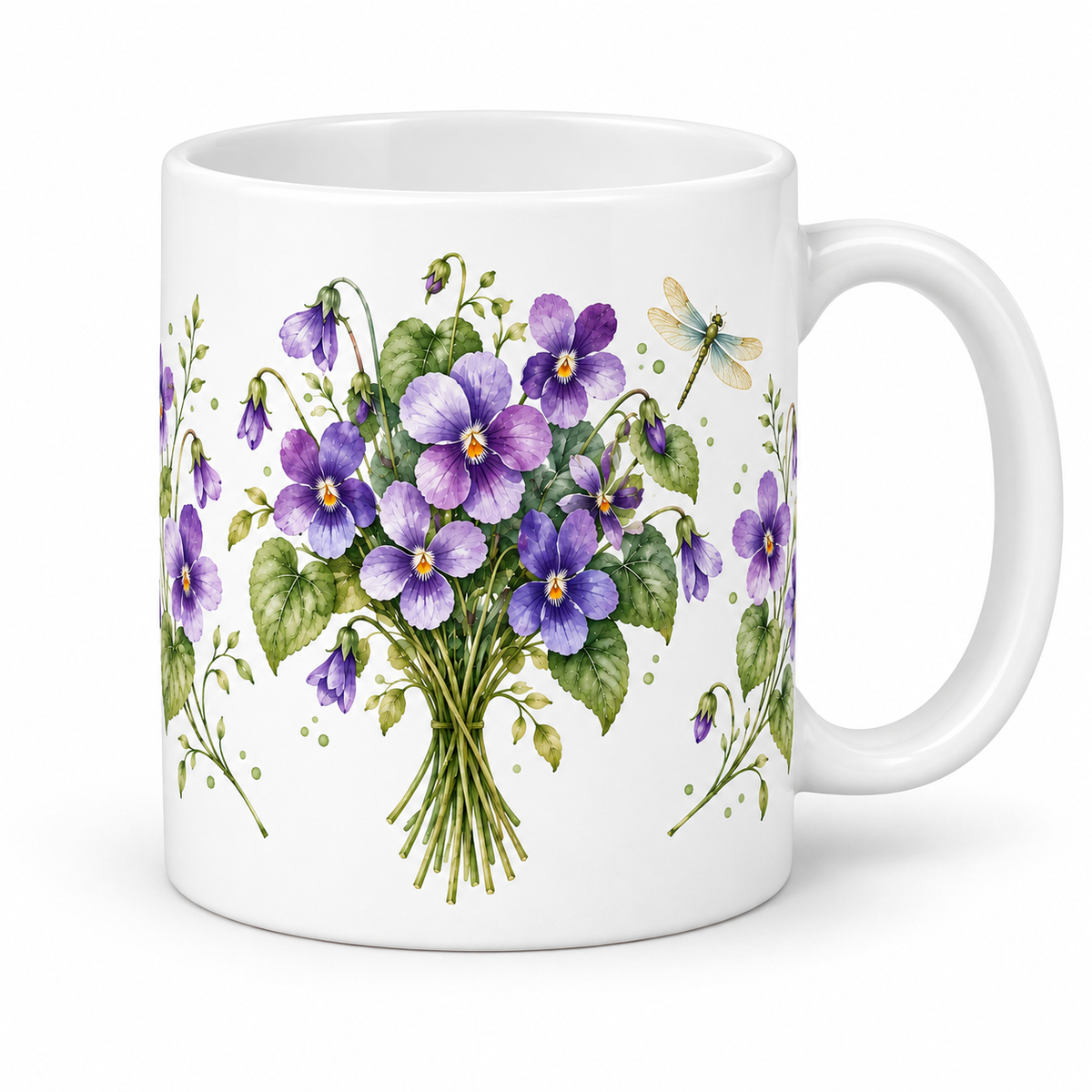 Mug Violette libellule
