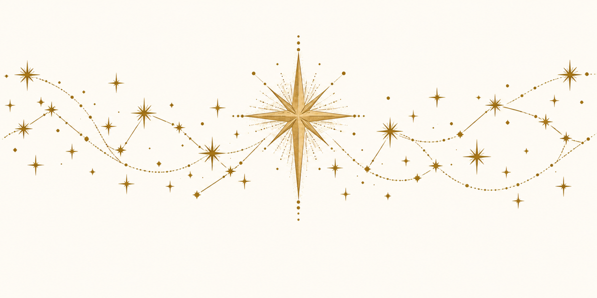 Visuel à plat du mug de Noël Étoile du Berger