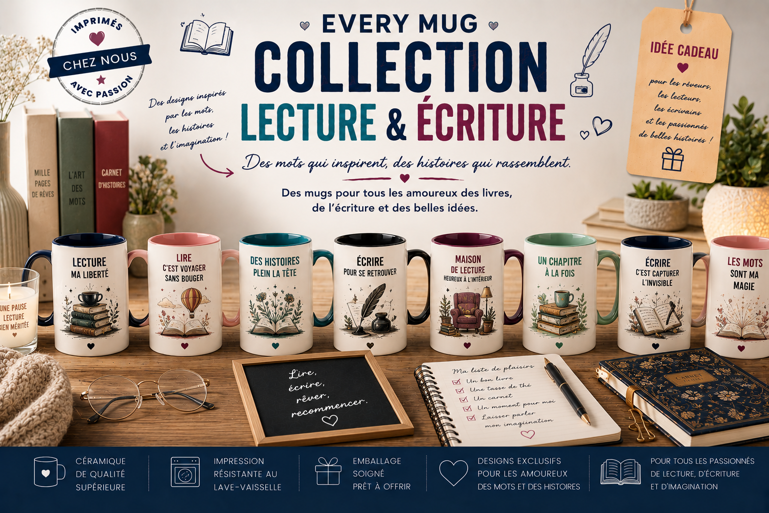 Collection mugs gaming et geek EveryMug — gamer, geek, fan jeux vidéo et manga en céramique