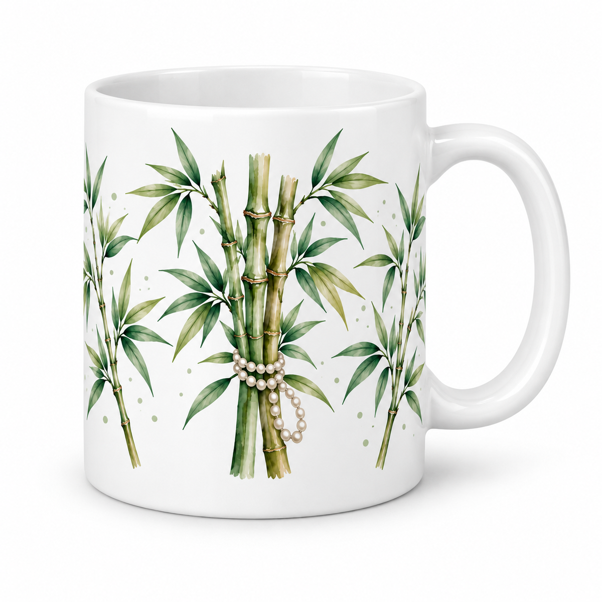 Mug Bambou au collier de perles