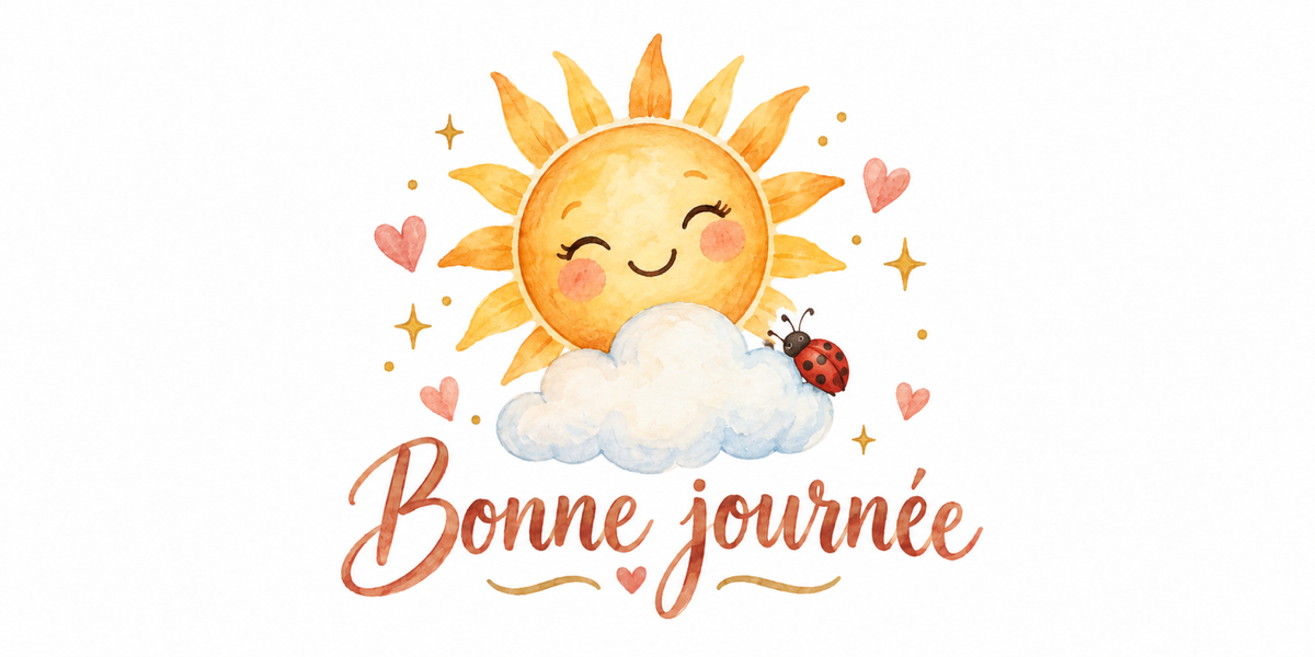 Visuel Bonne Journée coccinelle
