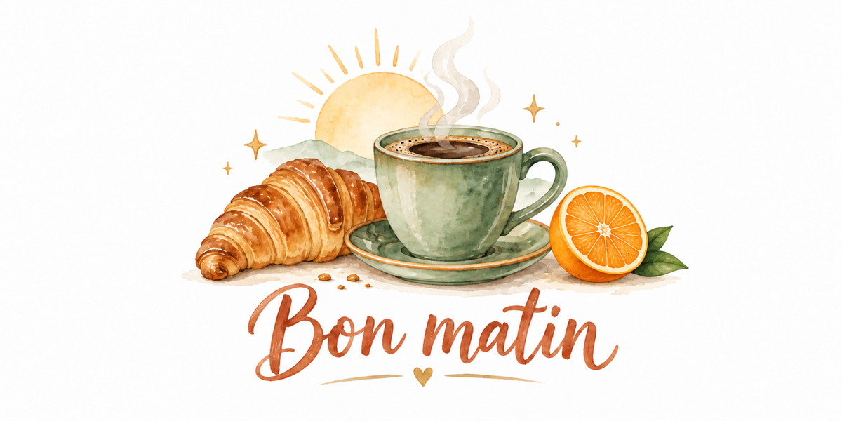 Visuel Bon Matin orange