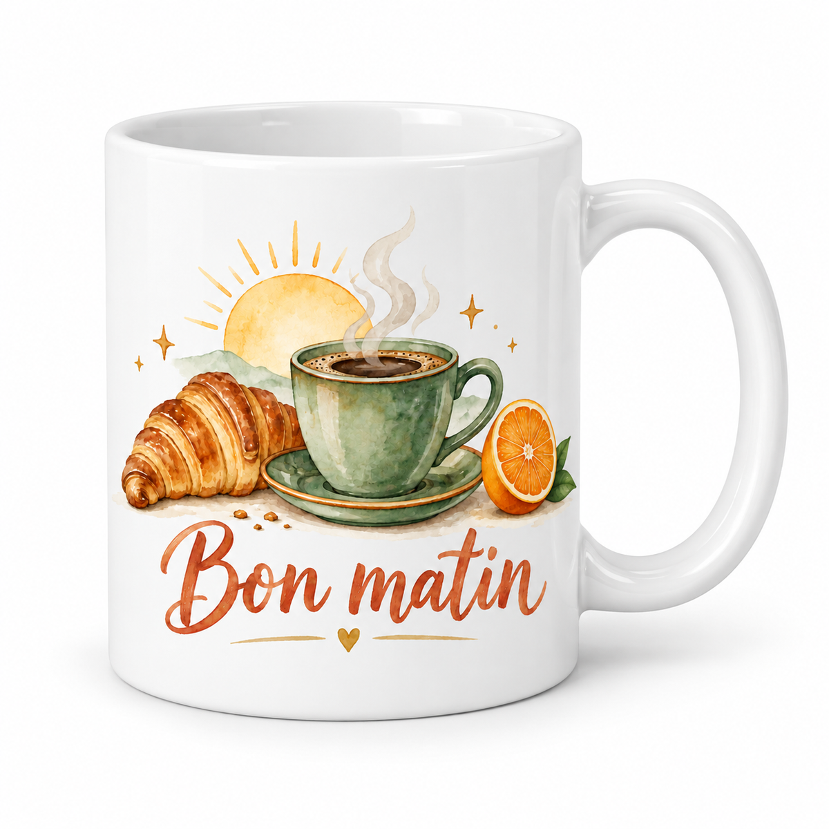 Mug Bon Matin à la tranche d'orange