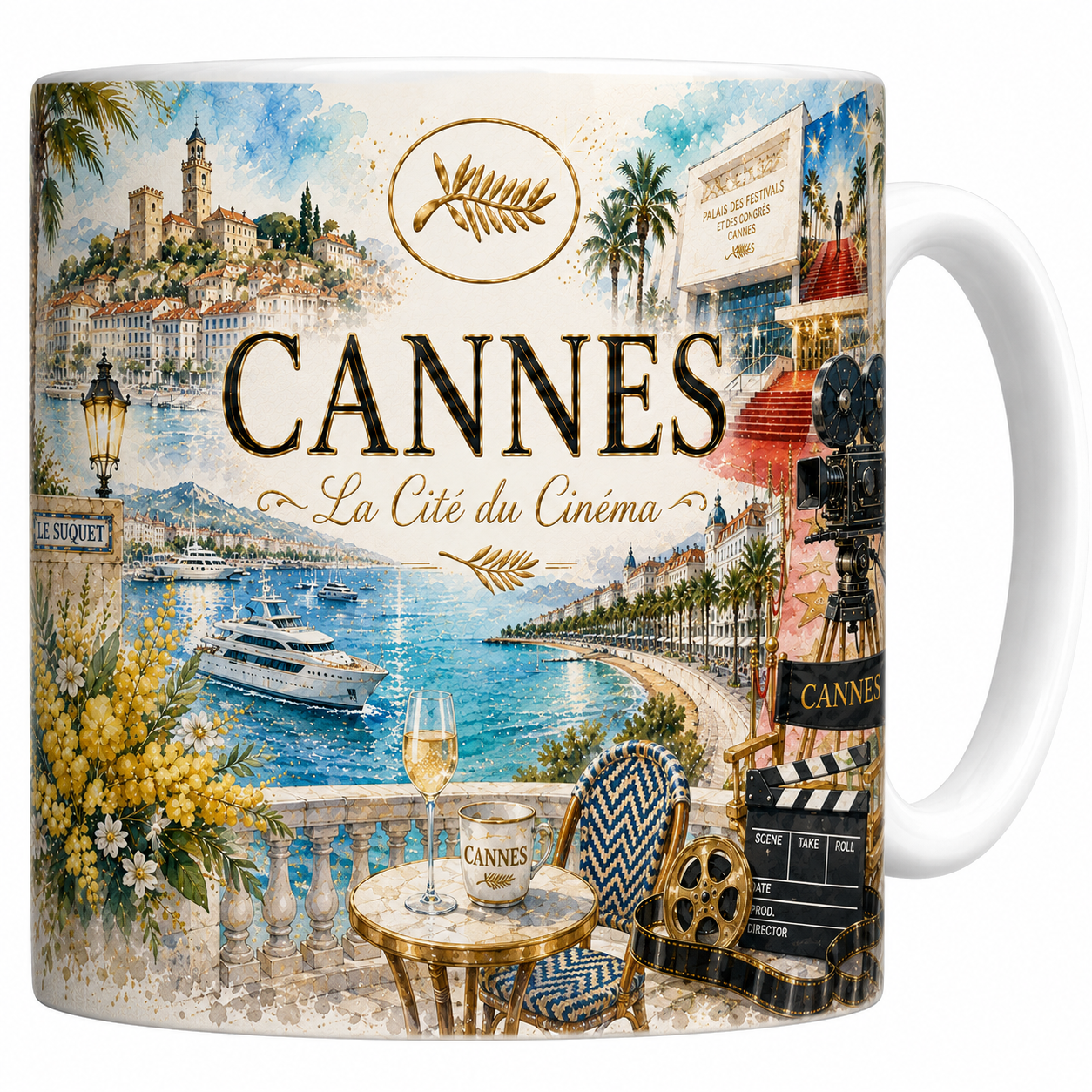 Mug Cannes - La Cité du Cinéma, L'Art de Vivre Cannois