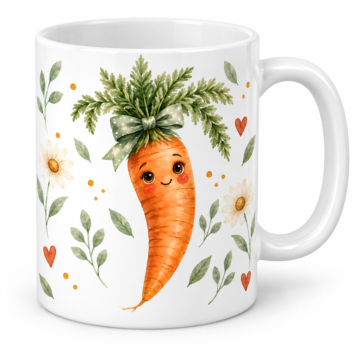 Mug Carotte au nœud sauge