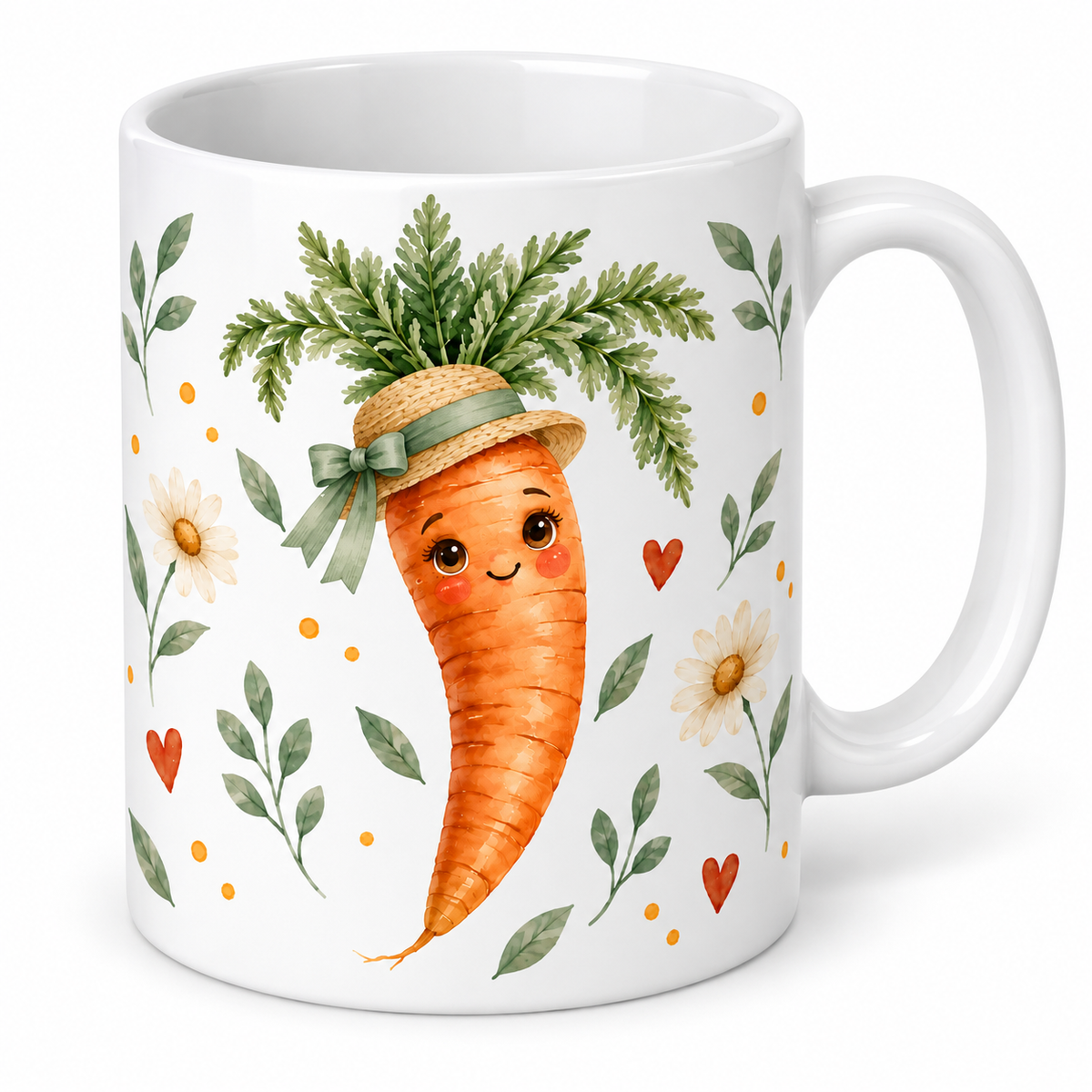 Mug Carotte au chapeau de paille