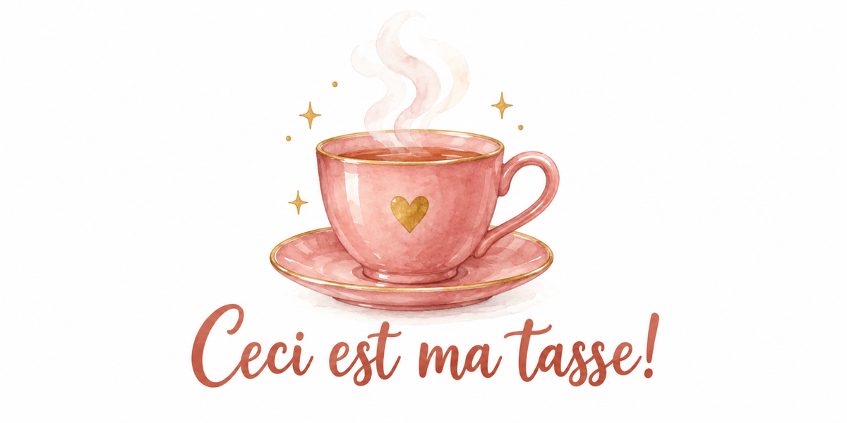 Visuel Ceci Est Ma Tasse rose
