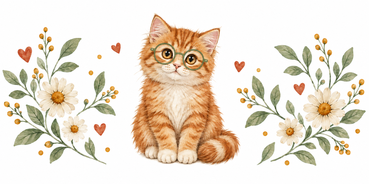 Visuel Chaton lunettes