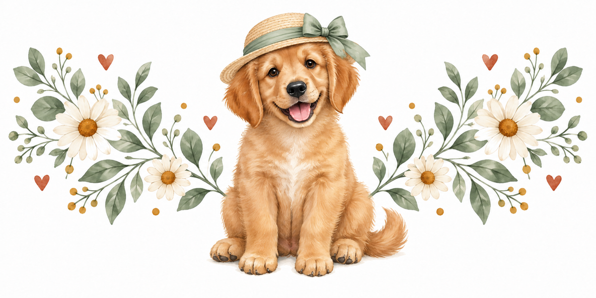 Visuel Chiot chapeau