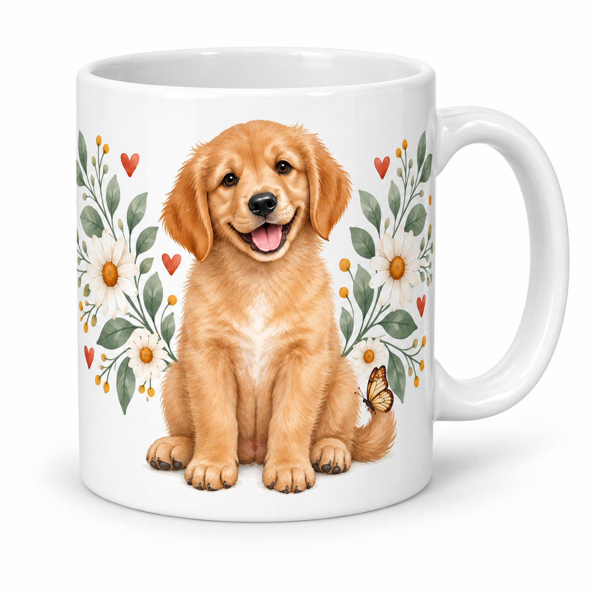 Mug Chiot au papillon