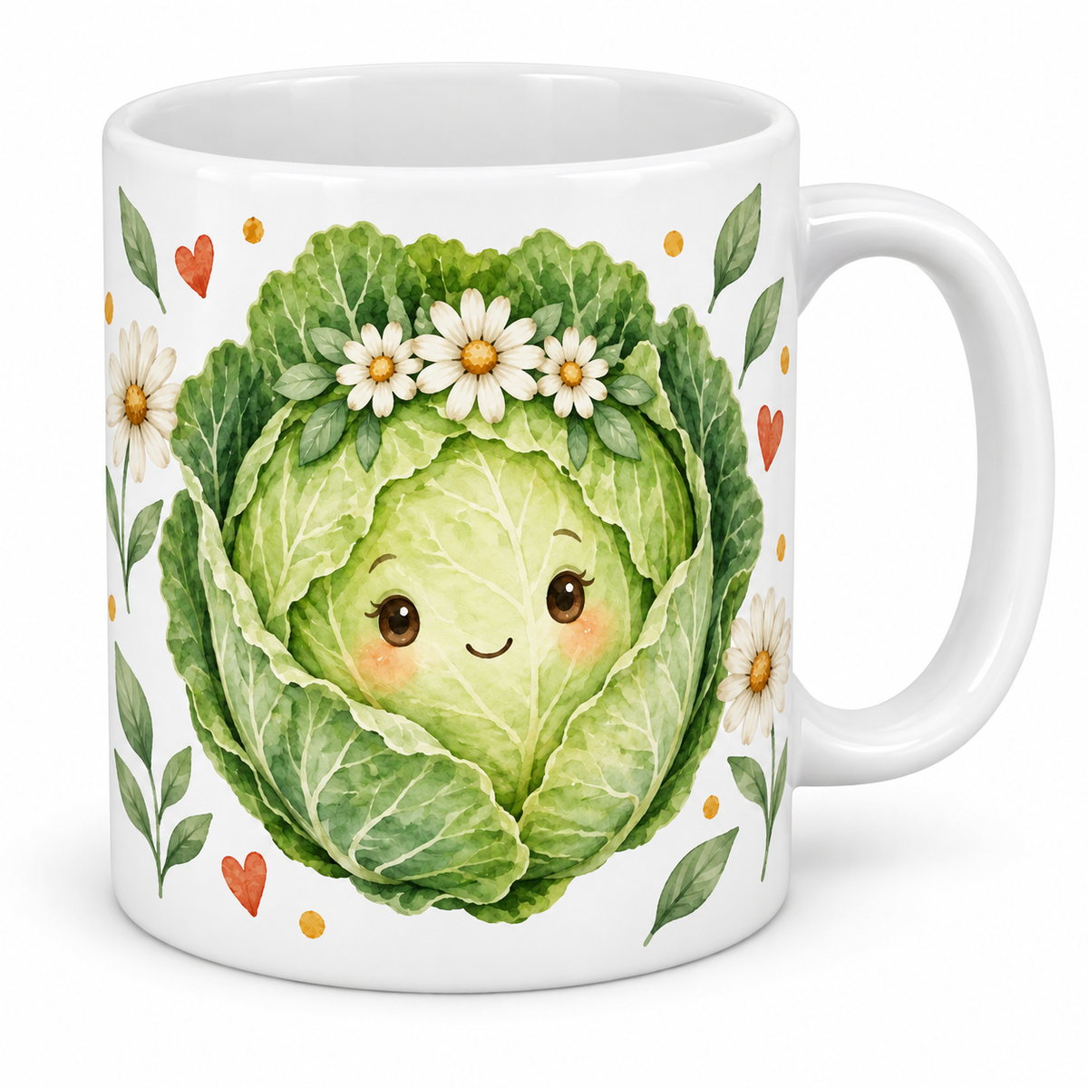 Mug Chou à la couronne de fleurs
