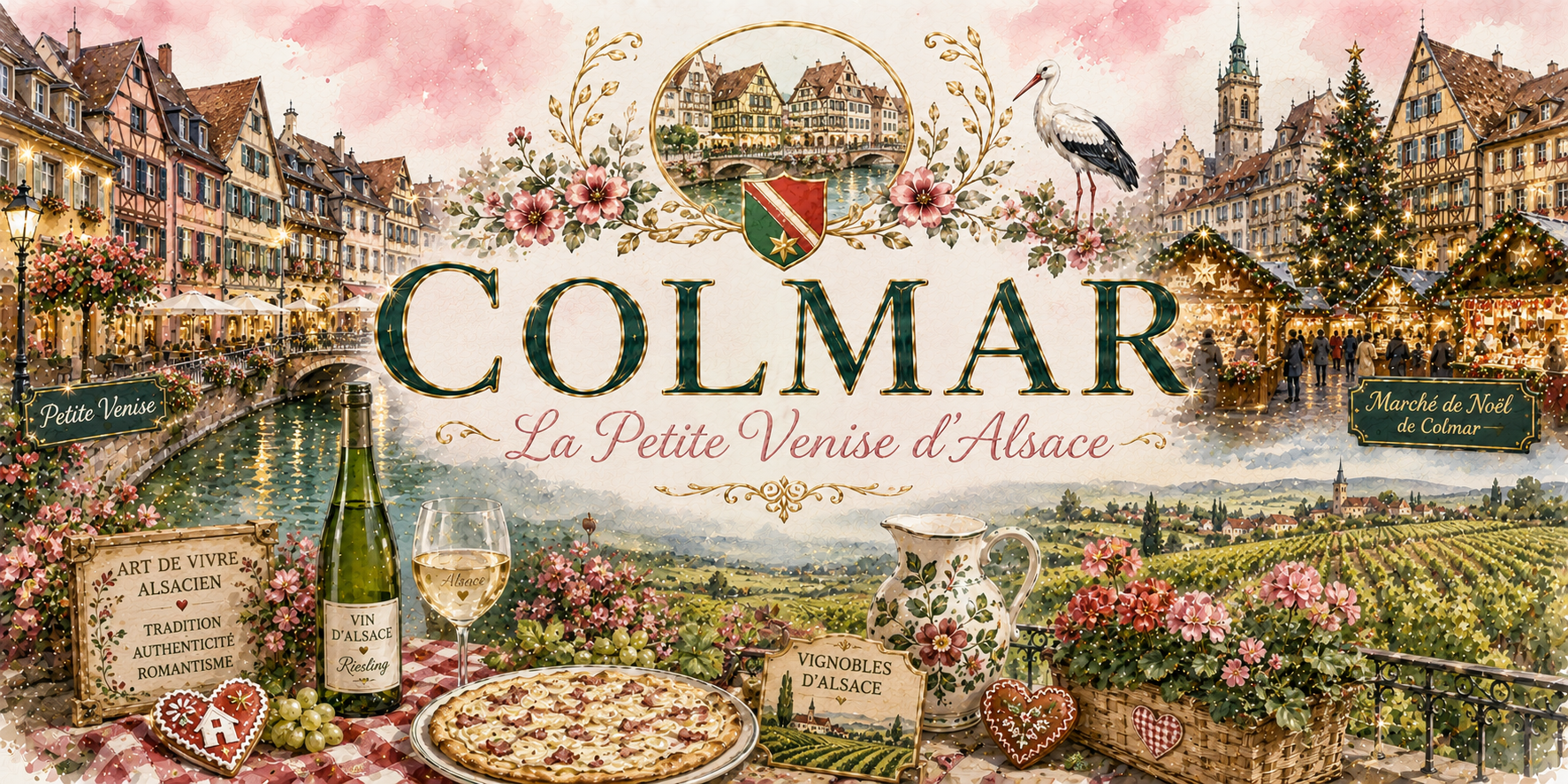 Mug Colmar - La Petite Venise d'Alsace, L'Art de Vivre Colmarien