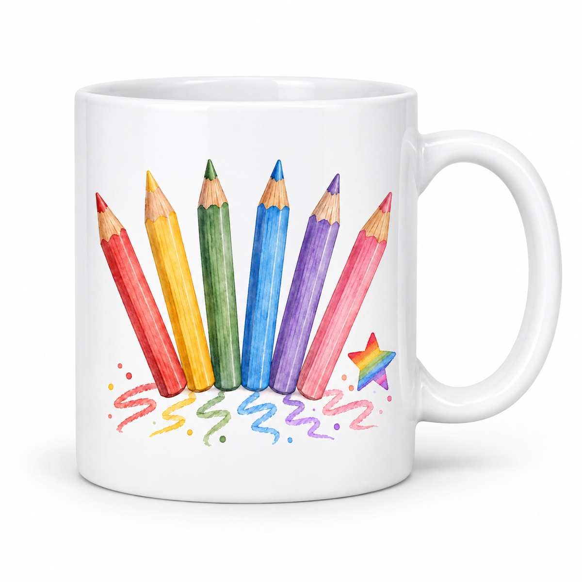 Mug Crayons de Couleur à l'étoile