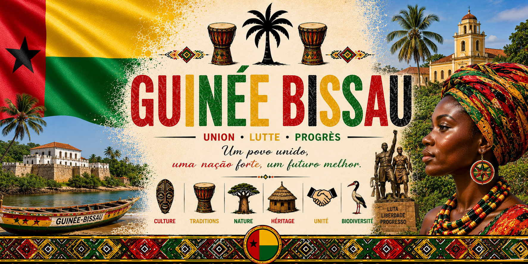 Mug Souvenir Guinée-Bissau - Archipel des Bijagós