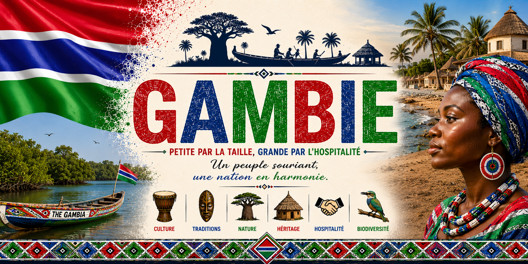 Mug Souvenir Gambie - Fleuve & Nature
