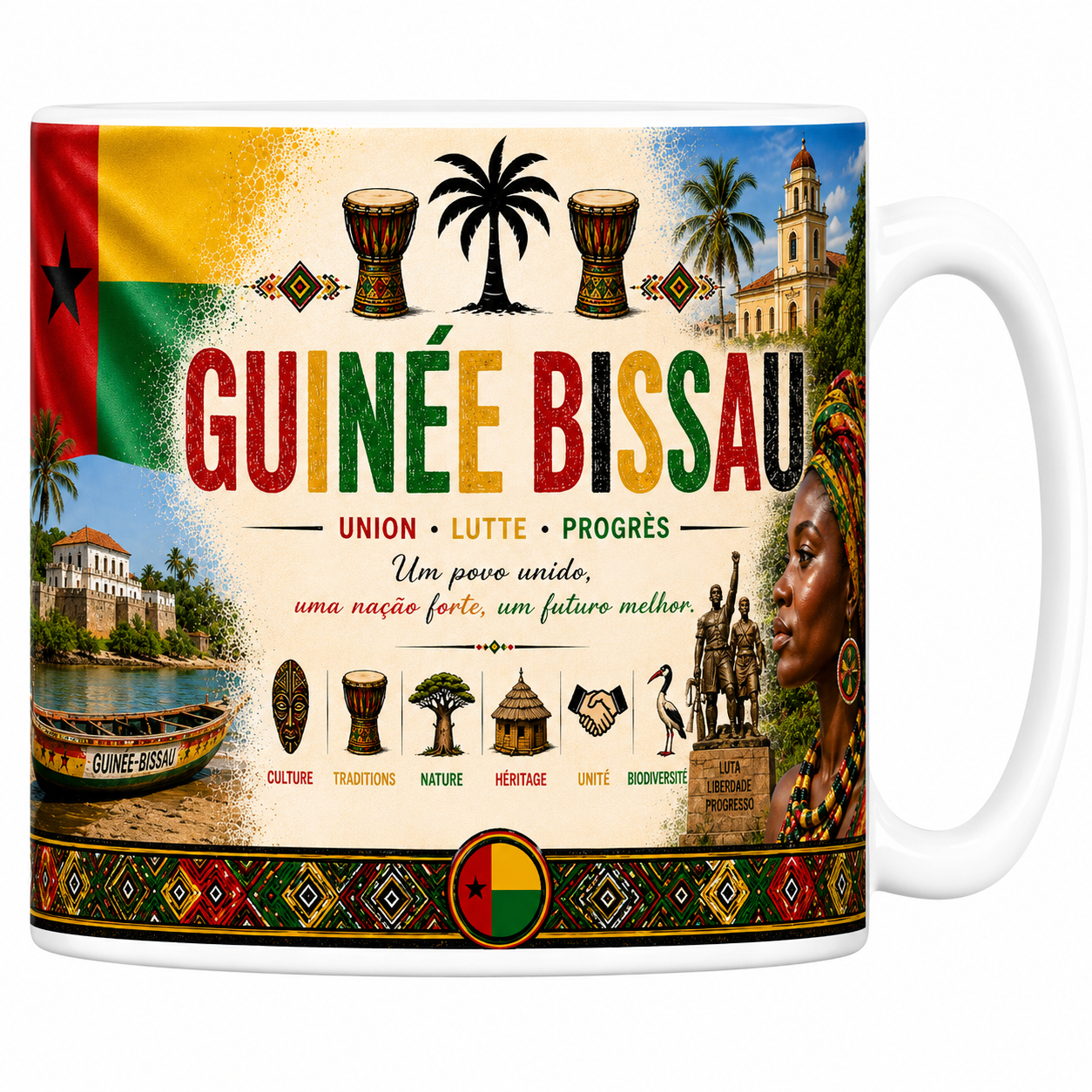 Mug Souvenir Guinée-Bissau - Archipel des Bijagós