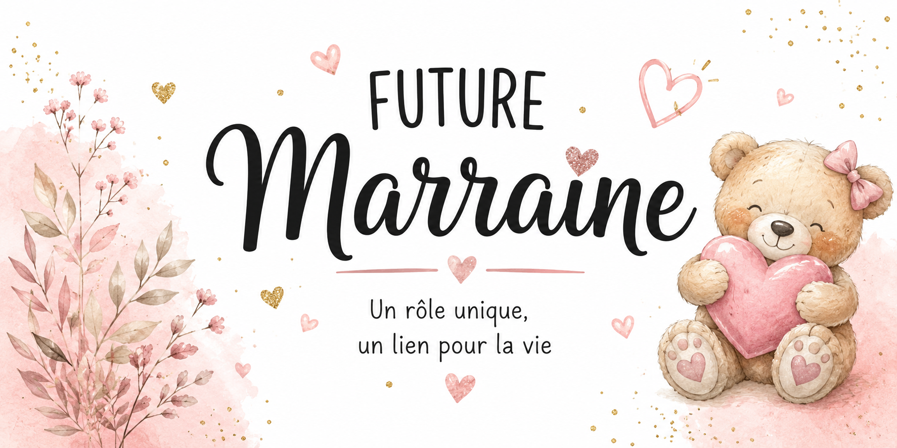 Mug Future Marraine - Annonce de Baptême