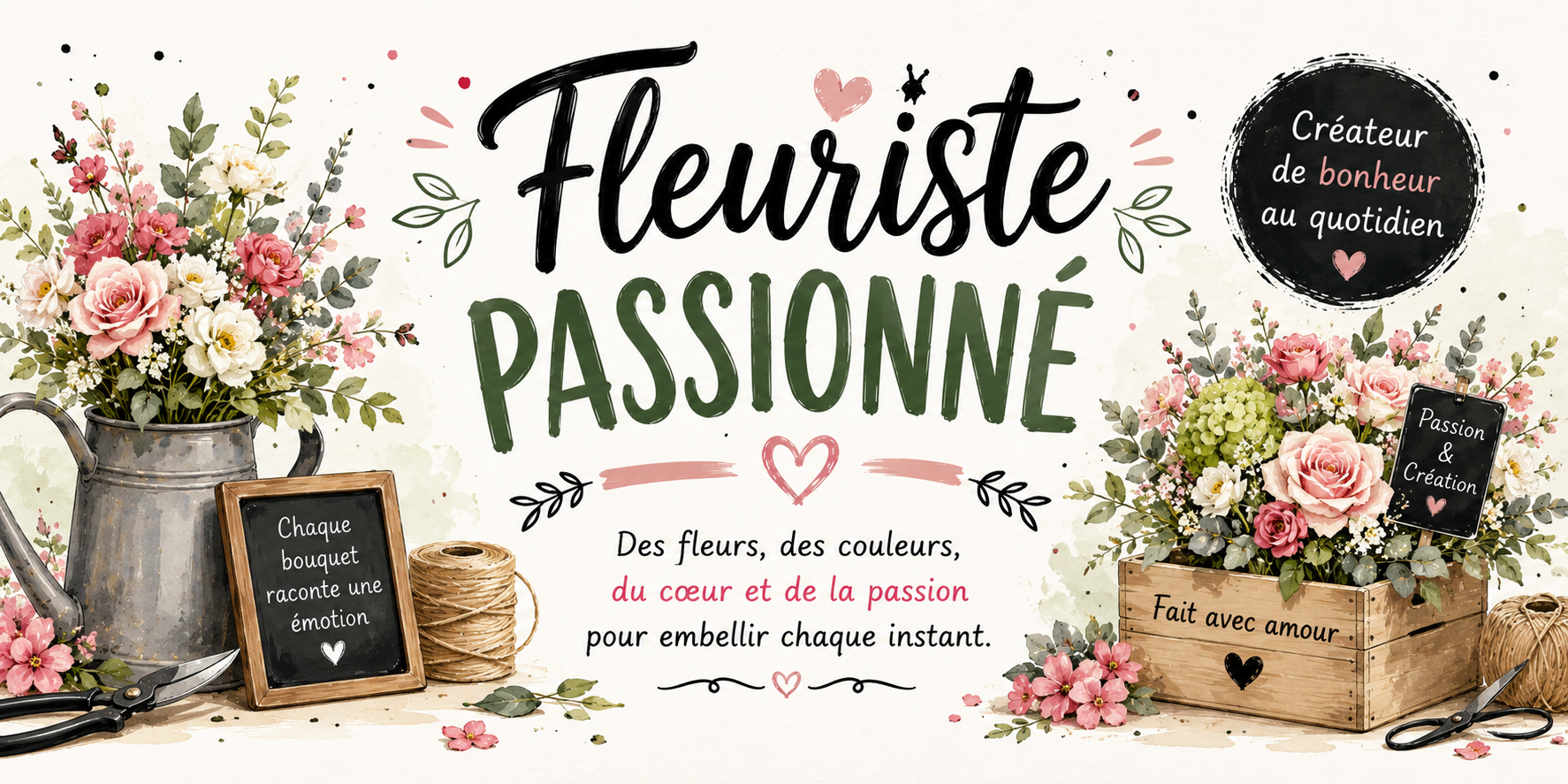 Mug Fleuriste Passionné - Art Floral