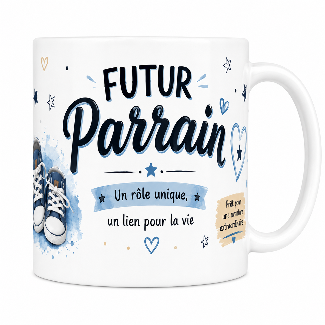 Mug Futur Parrain - Annonce de Baptême