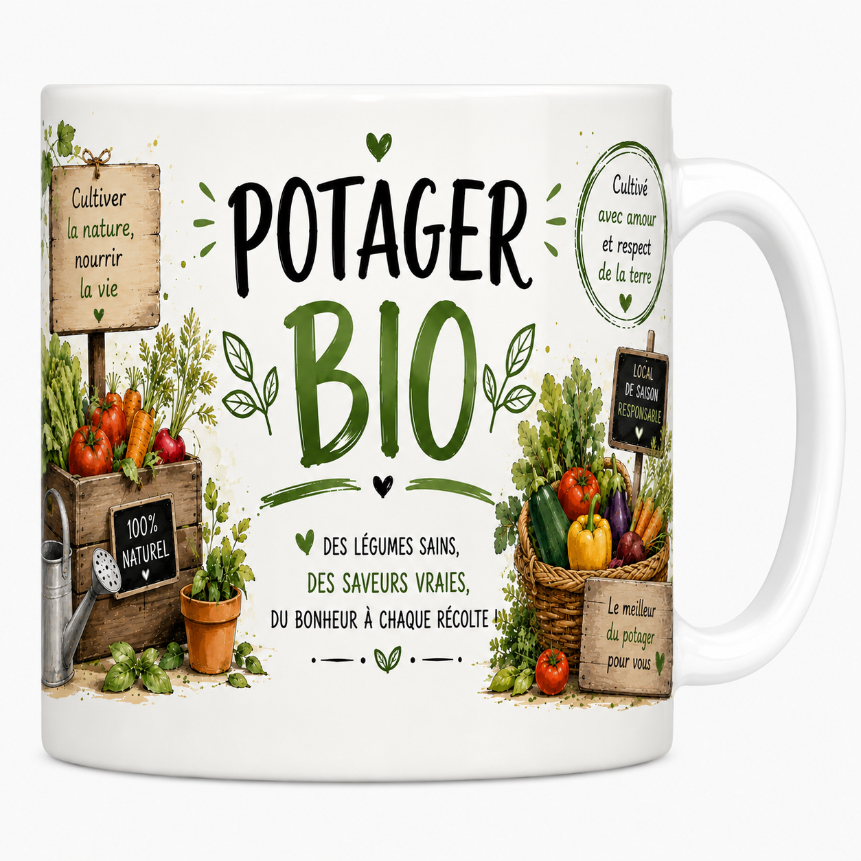 Mug Potager Bio - Cultiver ses Légumes