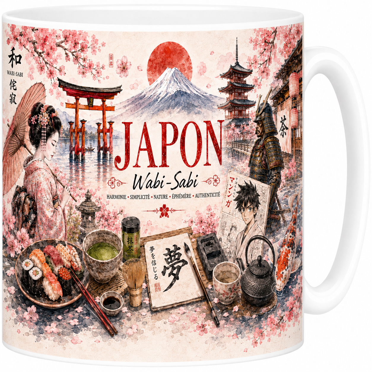 Mug Japon - Wabi-Sabi, L'Art de Vivre Nippon