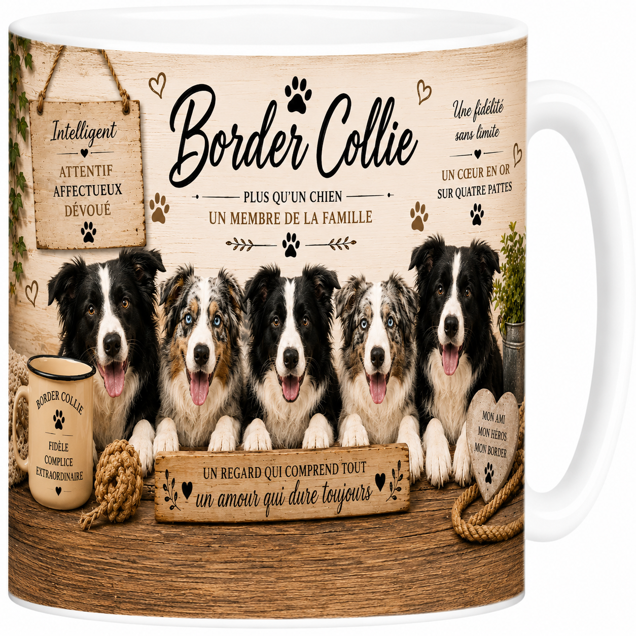 Mug Border Collie