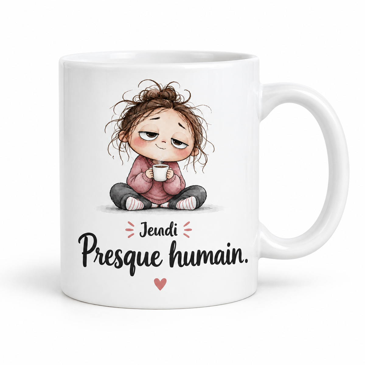 Mug Jeudi, presque humain