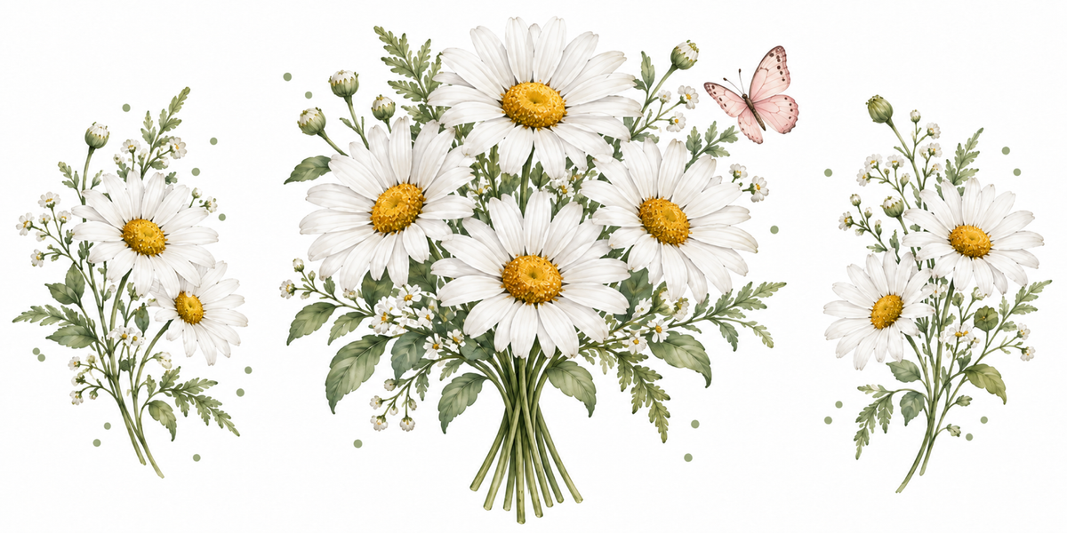 Visuel Marguerite papillon