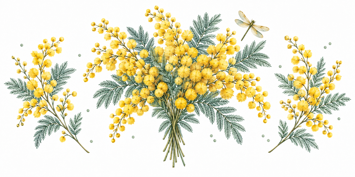 Visuel Mimosa libellule