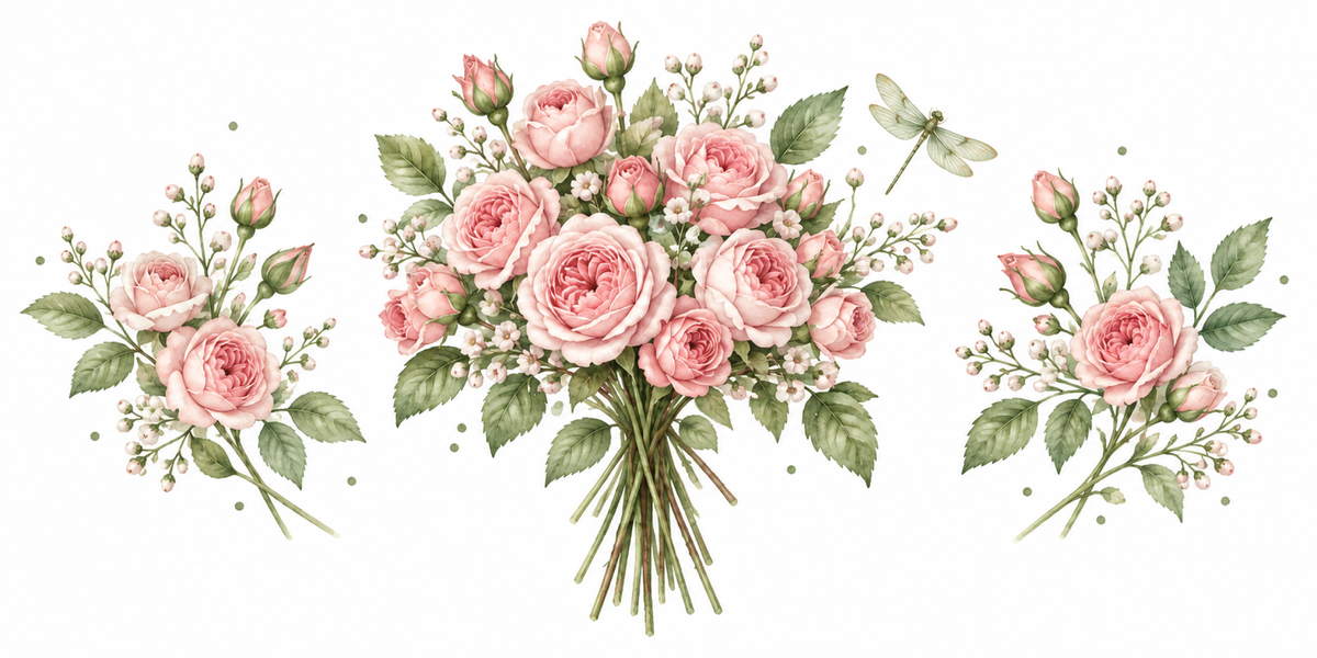 Visuel Mini-Roses libellule
