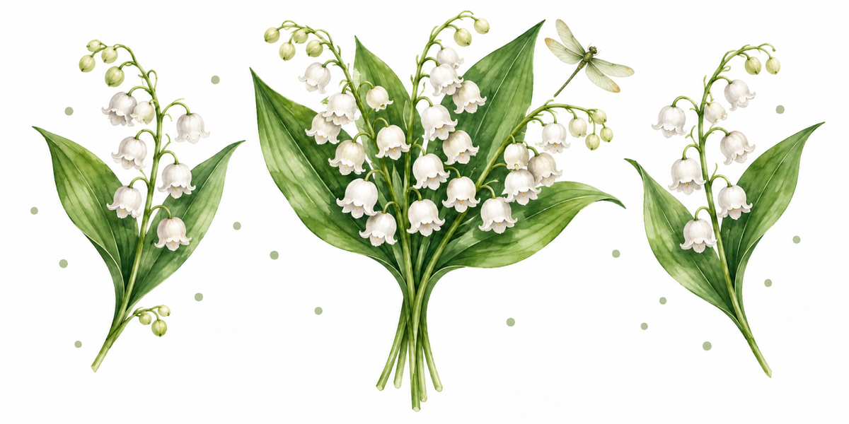 Visuel Muguet libellule