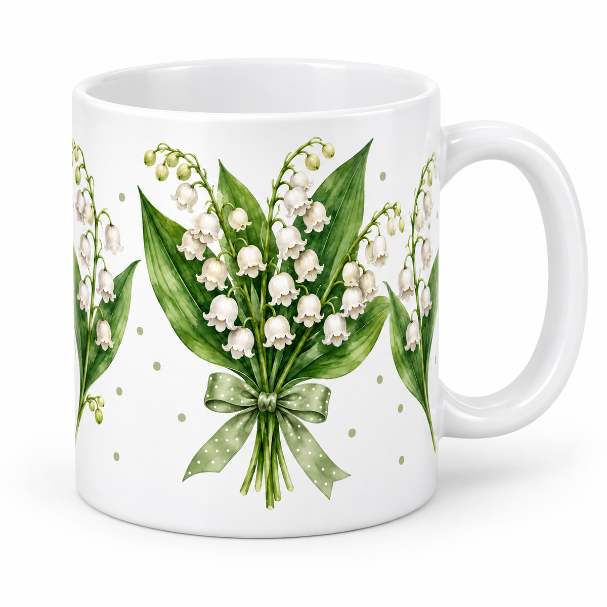 Mug Muguet ruban sauge