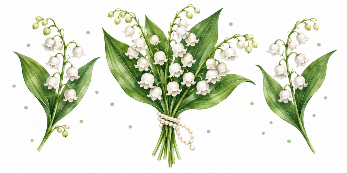 Visuel Muguet collier de perles