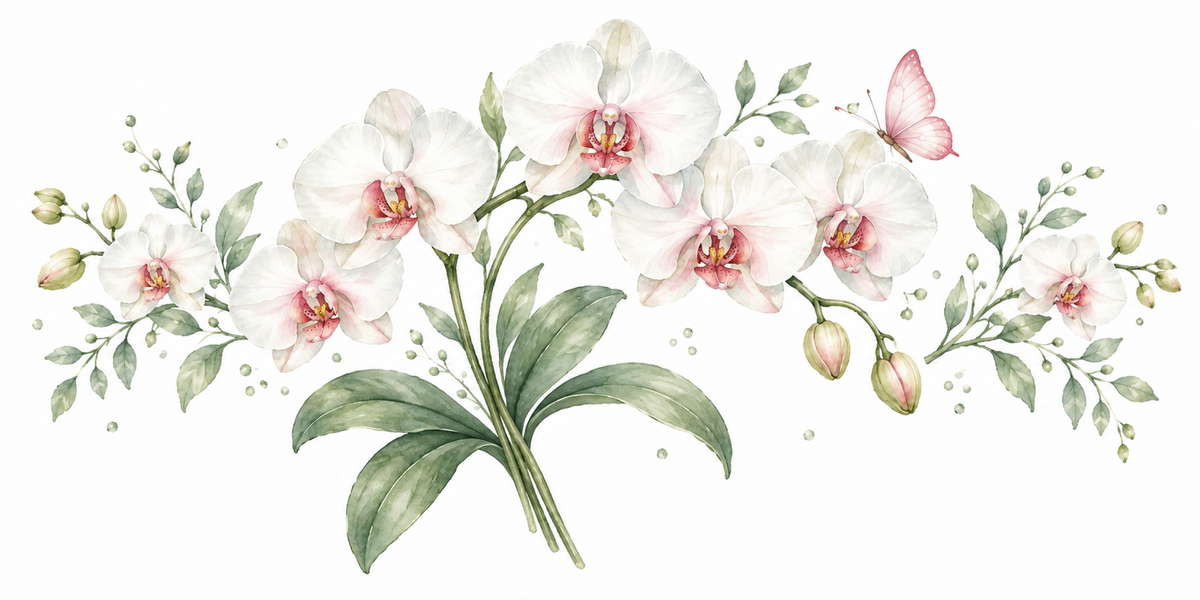 Visuel Orchidées papillon